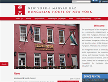Tablet Screenshot of hungarianhouse.org